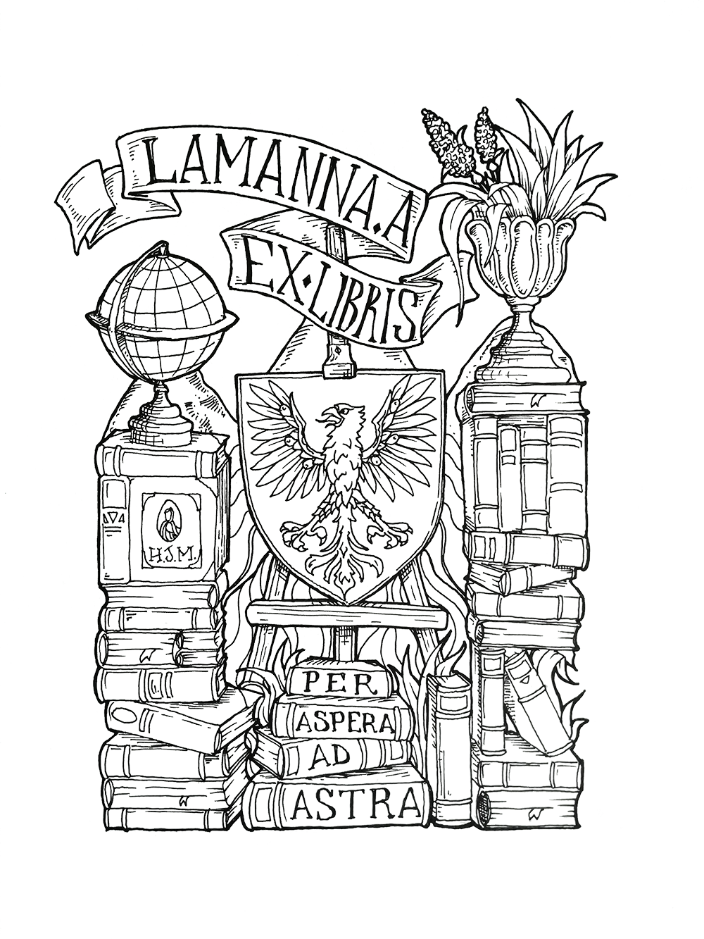 Ex Libris Antonio Lamanna